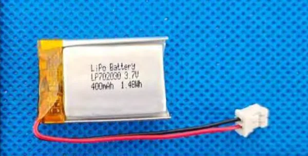 LP702030 400mAh IEC62133 LiPo Battery Batteries