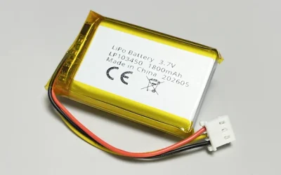 LP103450 3.7V 1800mAh LiPo Battery with 10K NTC & Molex 50-37-5033