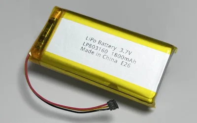 LP803160 1800mAh 6.66Wh 3.7V LiPo Battery with Molex 78172-0003 Connector