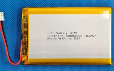 CB Certified LP646191 5000mAh 18.5Wh 3.7V Rechargeable LiPo Battery Batteries