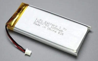 LP602760 3.7V 1000mAh 3.7Wh Rechargeable LiPo Battery With Connector Molex 51021-0200