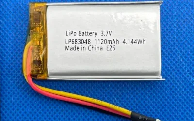 LP683048 1120mAh 3.7V 4.14Wh CB Certified LiPo Battery Batteries With UN38.3 IEC62133-2017 Testing Report